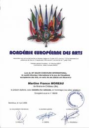 Juin 2006 Académie Européenne des Arts